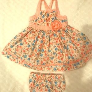 Floral Dress and panty set